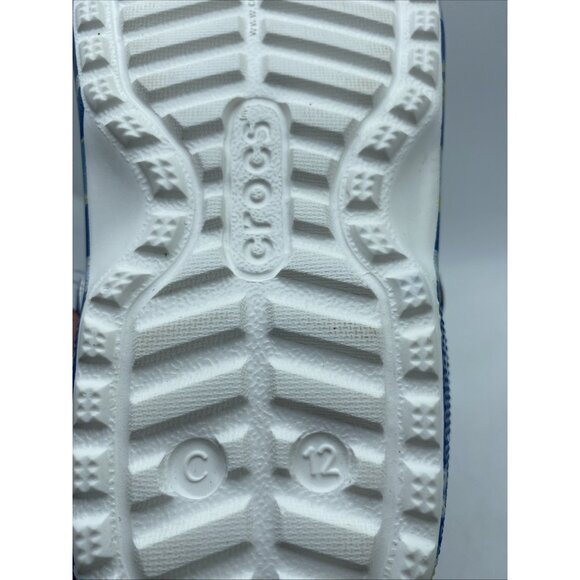 Crocs Classic Lined Blue Hanukkah Clogs Shoes Sandals Jewish Kids Size 12 C - Picture 7 of 15